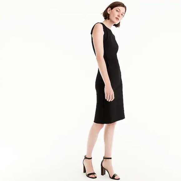 J. Crew RÉSUMÉ DRESS IN STRETCH PONTE - Picture 1 of 8